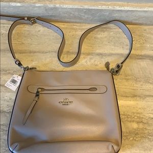 Coach leather cross body purse